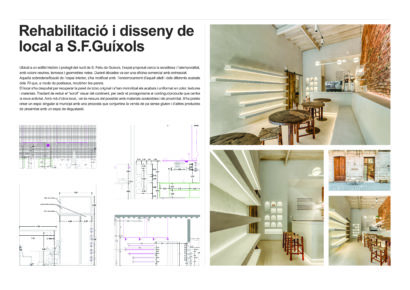 Rehabilitació i disseny de local a Sant Feliu de Guíxols